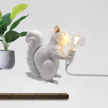 New Creative Decorative Lamps Ins Animal Squirrel Lamp
