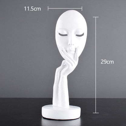 Thinker Resin Study Room Living Room Home Craft Decoration